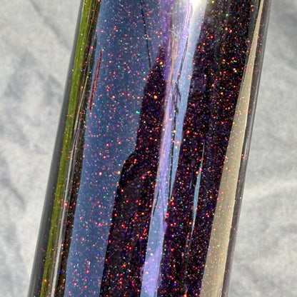 Greasy Black Crushed Opal Tube
