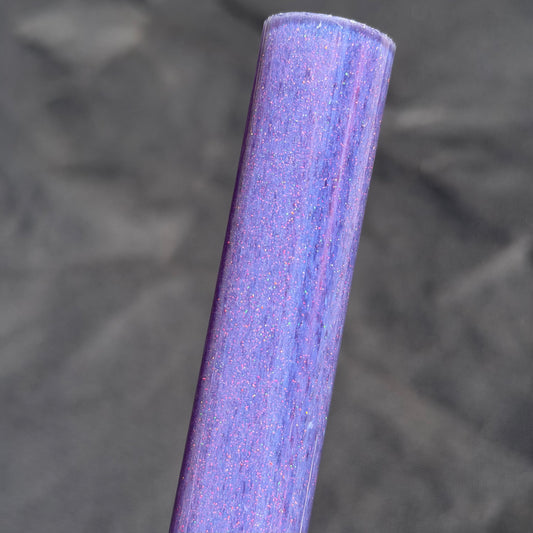 Gold Purple Crushed Opal Tube