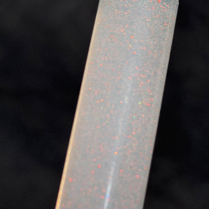 Clear Crushed Opal Rod