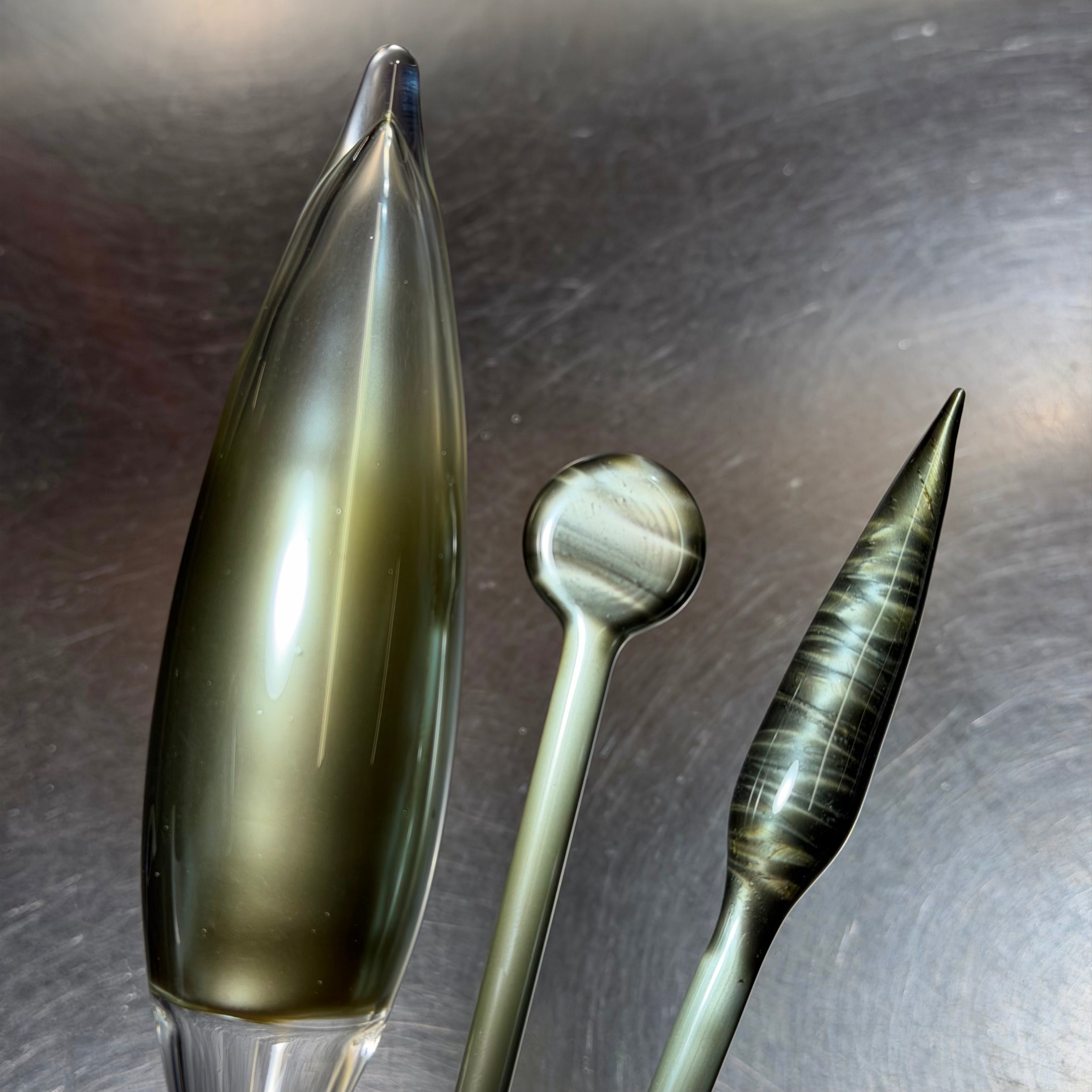 Exp. Sage Pearl Rod – Greasy Glass