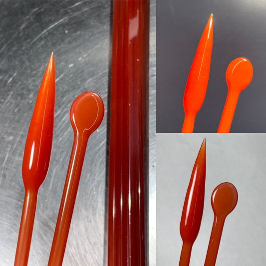 Transitional Cinnabar Rod