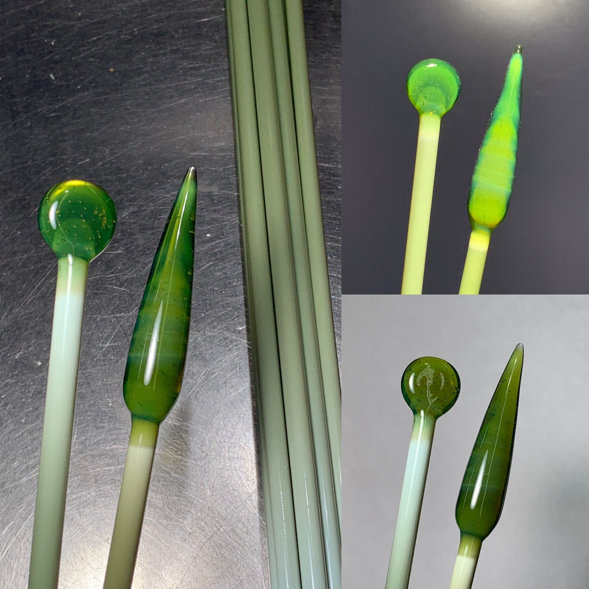 Exp. Green Opal Rod – Greasy Glass
